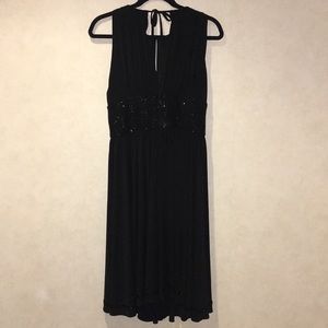 Party black dress. Size 8